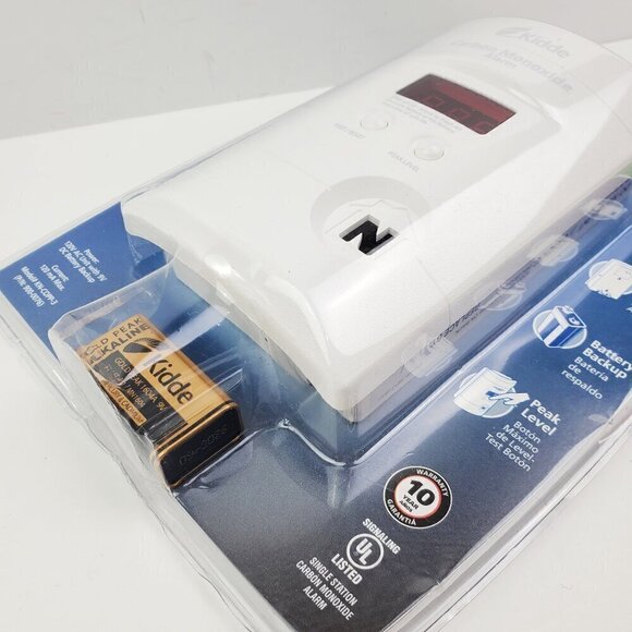 Kidde Carbon Monoxide Alarm Detector Plug-In / Battery CO Digital Display Sealed - Picture 3 of 9